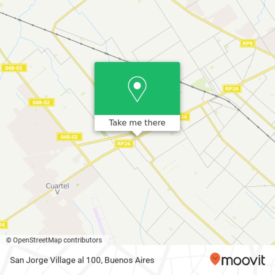 Mapa de San Jorge Village al 100