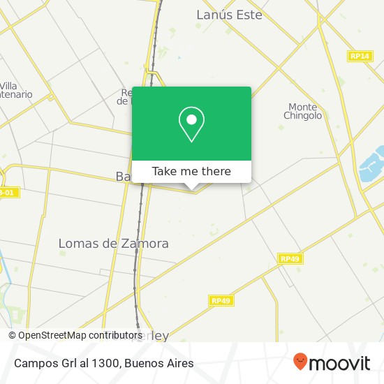 Campos  Grl  al 1300 map