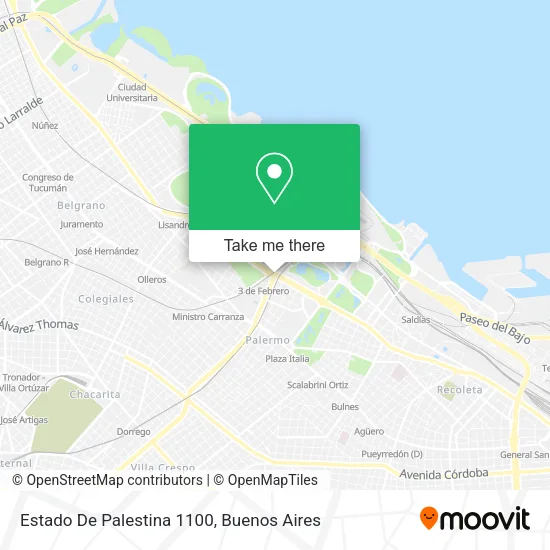 Mapa de Estado De Palestina  1100