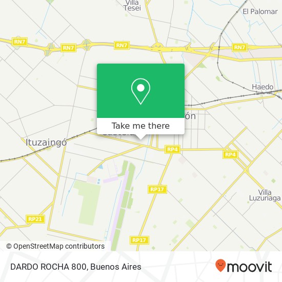 DARDO ROCHA 800 map