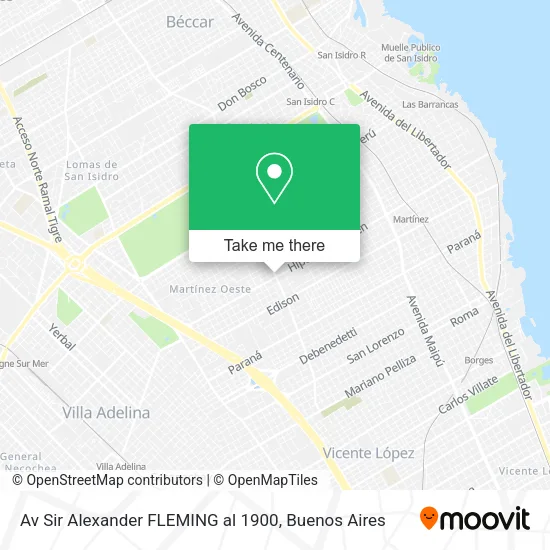 Av Sir Alexander FLEMING al 1900 map