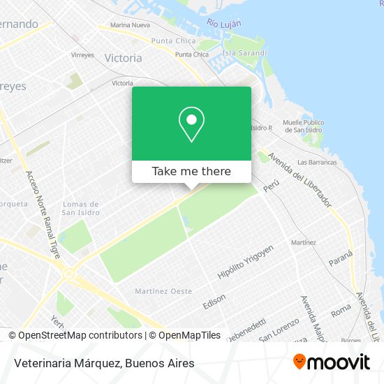 Veterinaria Márquez map