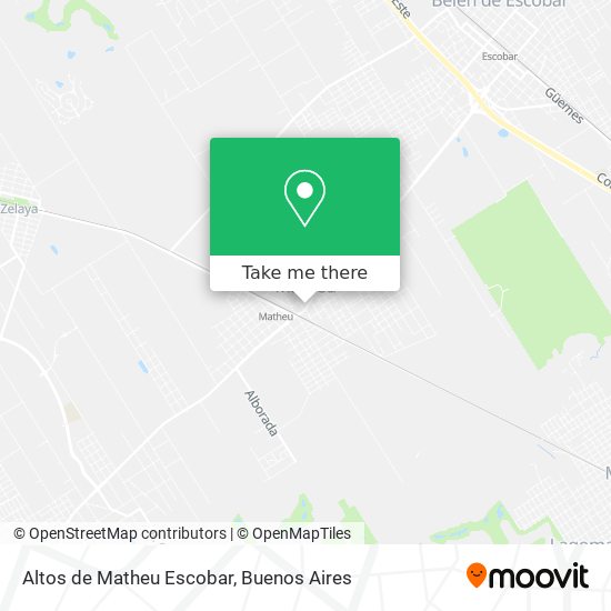 Mapa de Altos de Matheu  Escobar
