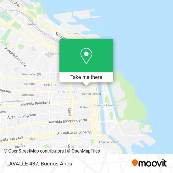 LAVALLE 437 map