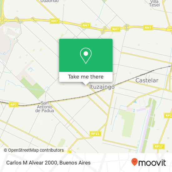 Carlos M Alvear 2000 map