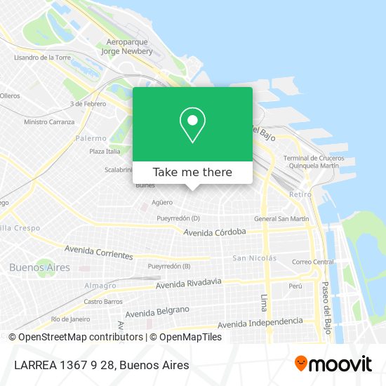 Mapa de LARREA 1367 9 28
