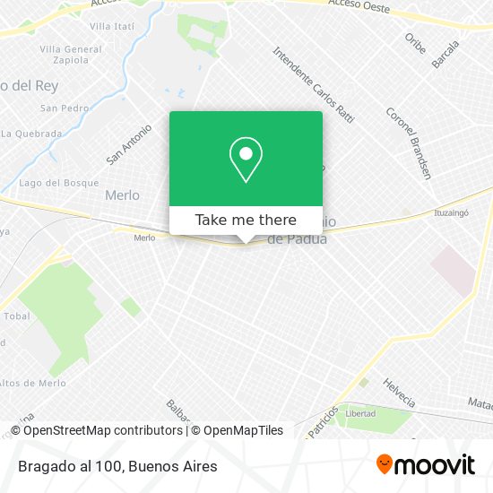 Bragado al 100 map