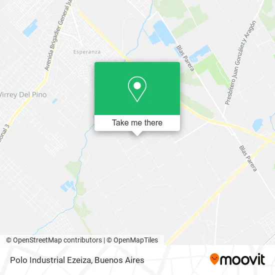 Polo Industrial Ezeiza map