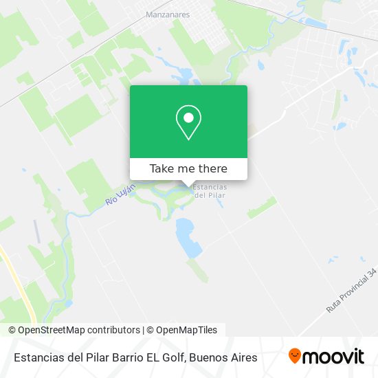 Estancias del Pilar   Barrio EL Golf map