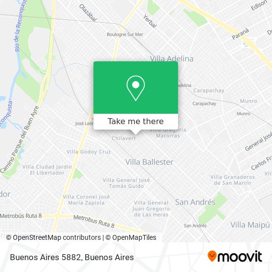 Buenos Aires 5882 map