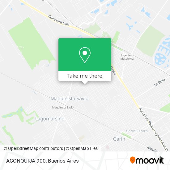 ACONQUIJA 900 map