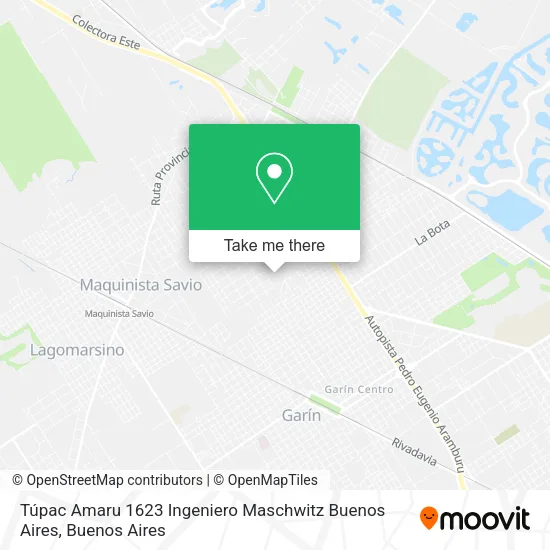 Túpac Amaru  1623 Ingeniero Maschwitz  Buenos Aires map