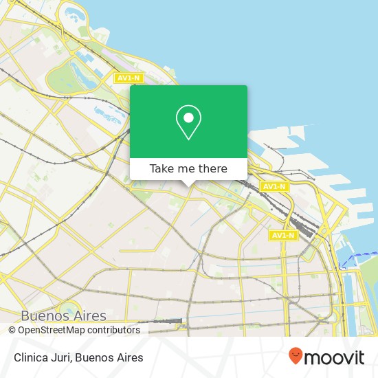Clinica Juri map