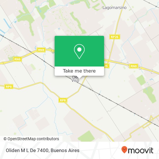 Oliden  M  L  De 7400 map