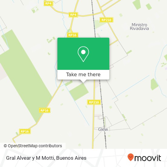 Gral  Alvear y M  Motti map