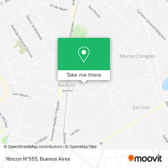 Rincon N°555 map