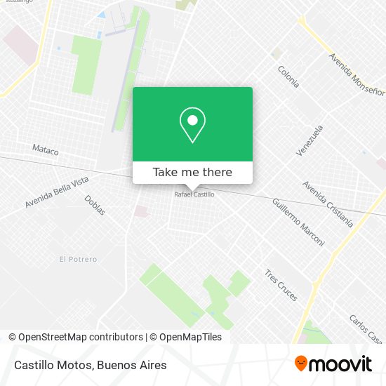 Castillo Motos map