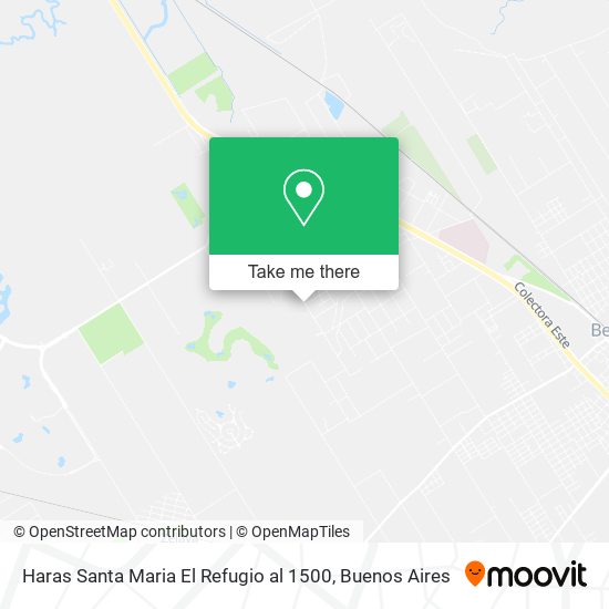 Haras Santa Maria   El Refugio al 1500 map