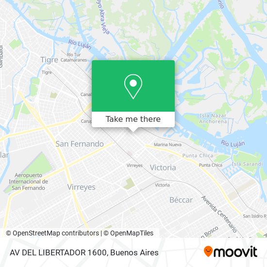 AV DEL LIBERTADOR 1600 map