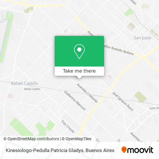 Kinesiologo-Pedulla Patricia Gladys map