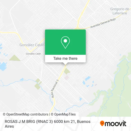 ROSAS  J M BRIG   (RNAC 3) 6000 km 21 map