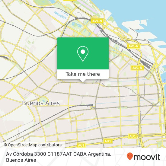 Av  Córdoba 3300  C1187AAT CABA  Argentina map