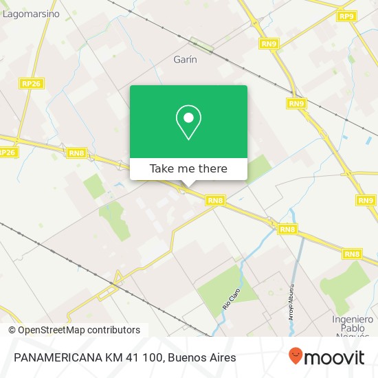 PANAMERICANA KM 41 100 map