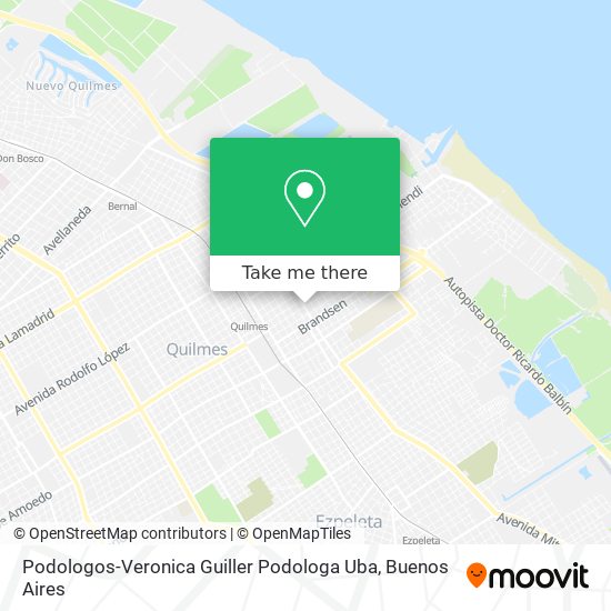 Mapa de Podologos-Veronica Guiller Podologa Uba