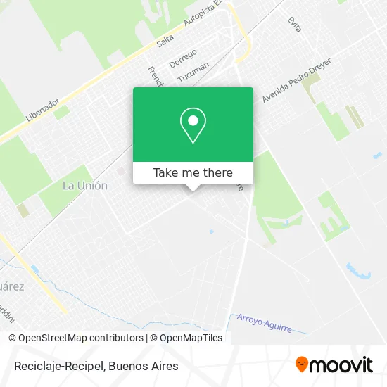 Reciclaje-Recipel map