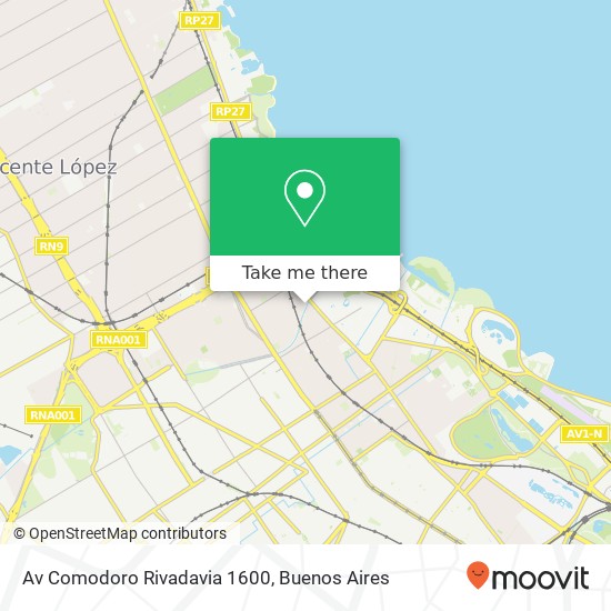 Av Comodoro Rivadavia 1600 map