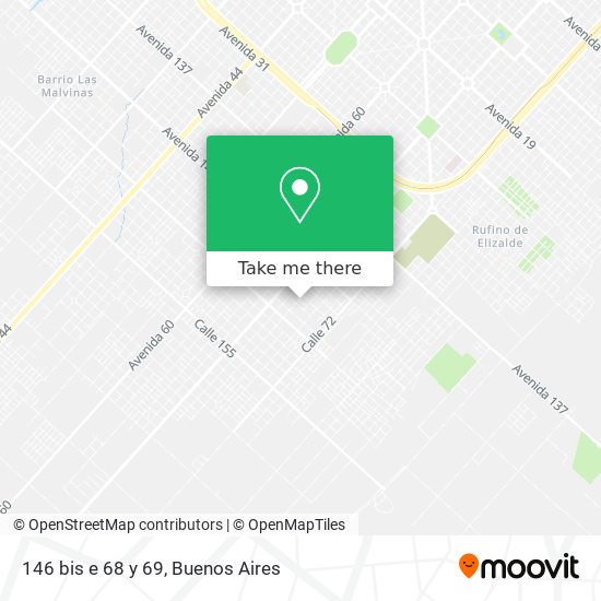 Mapa de 146 bis e  68 y 69