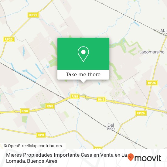 Mieres Propiedades   Importante Casa en Venta en La Lomada map