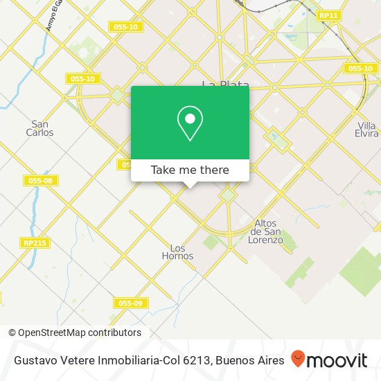 Gustavo Vetere Inmobiliaria-Col 6213 map