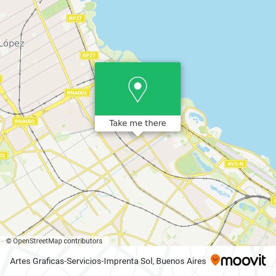 Artes Graficas-Servicios-Imprenta Sol map