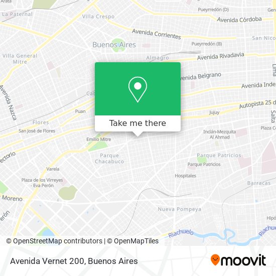 Avenida Vernet 200 map