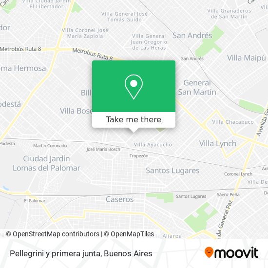 Pellegrini y primera junta map