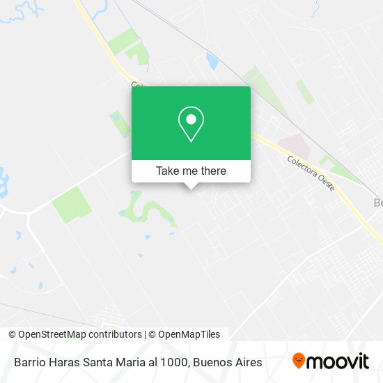 Barrio Haras Santa Maria al 1000 map