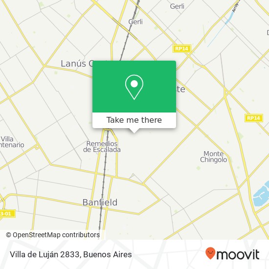 Villa de Luján 2833 map