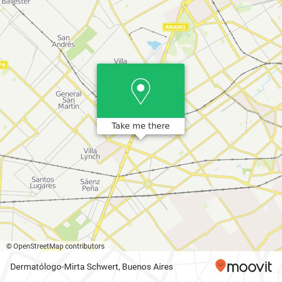 Mapa de Dermatólogo-Mirta Schwert