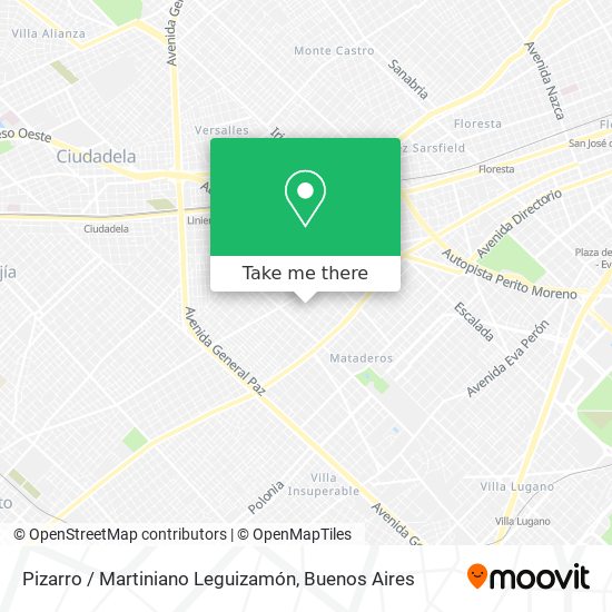 Mapa de Pizarro / Martiniano Leguizamón