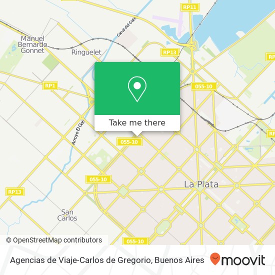 Agencias de Viaje-Carlos de Gregorio map