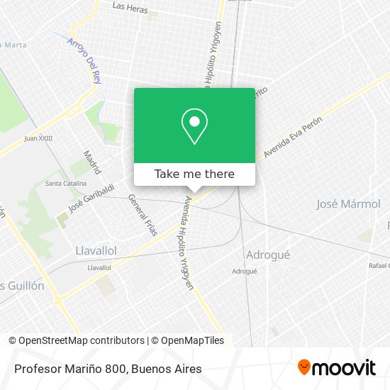 Mapa de Profesor Mariño 800