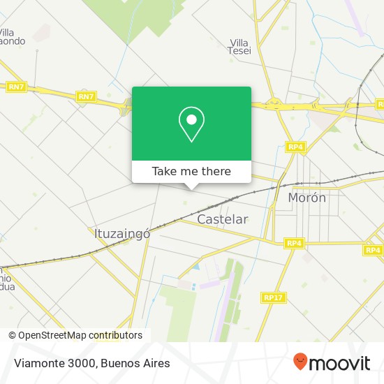 Viamonte 3000 map