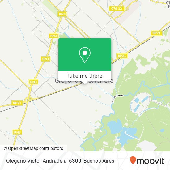 Olegario Victor Andrade al 6300 map