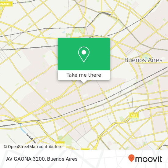 Mapa de AV GAONA 3200