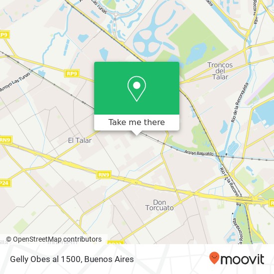 Gelly Obes al 1500 map