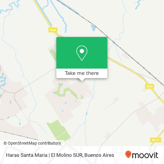 Mapa de Haras Santa Maria | El Molino SUR