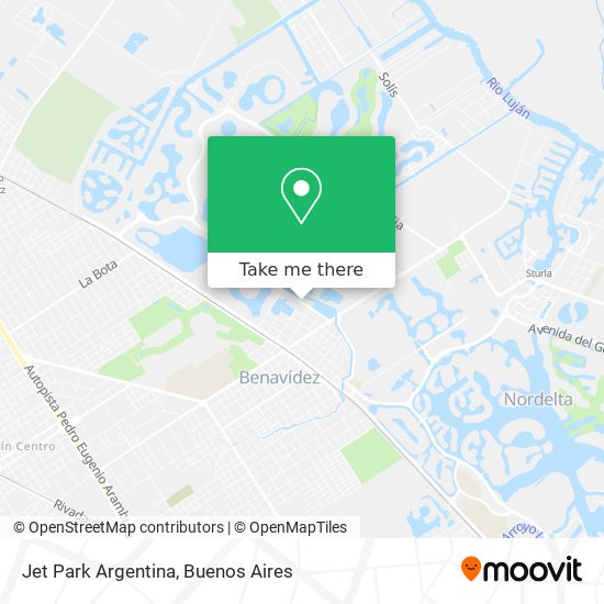 Jet Park Argentina map