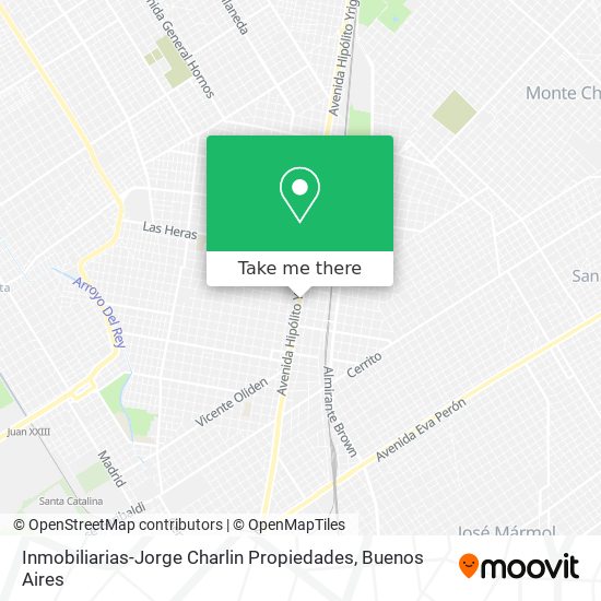 Mapa de Inmobiliarias-Jorge Charlin Propiedades