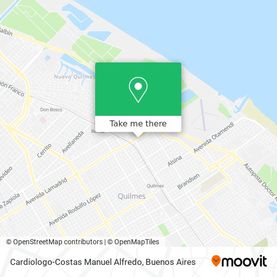 Mapa de Cardiologo-Costas Manuel Alfredo